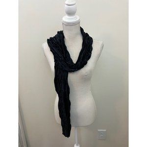 Black Weave Sequined Scarf